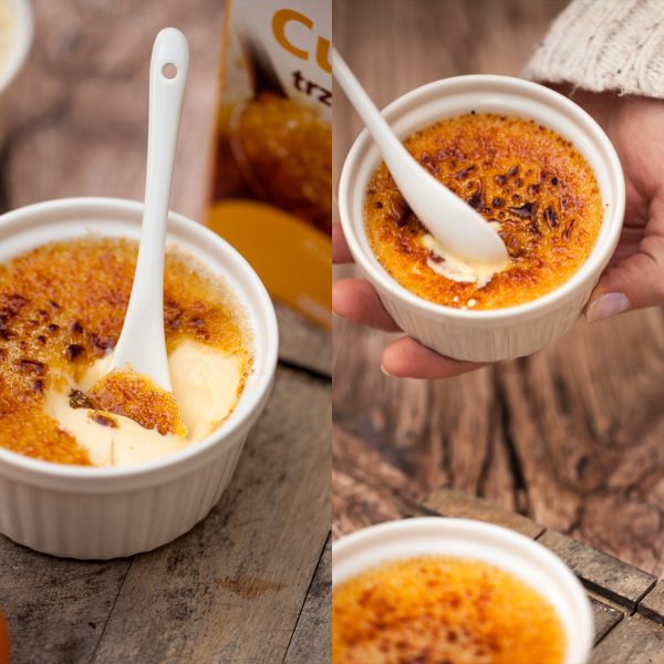 Mandarynkowy crème brûlée