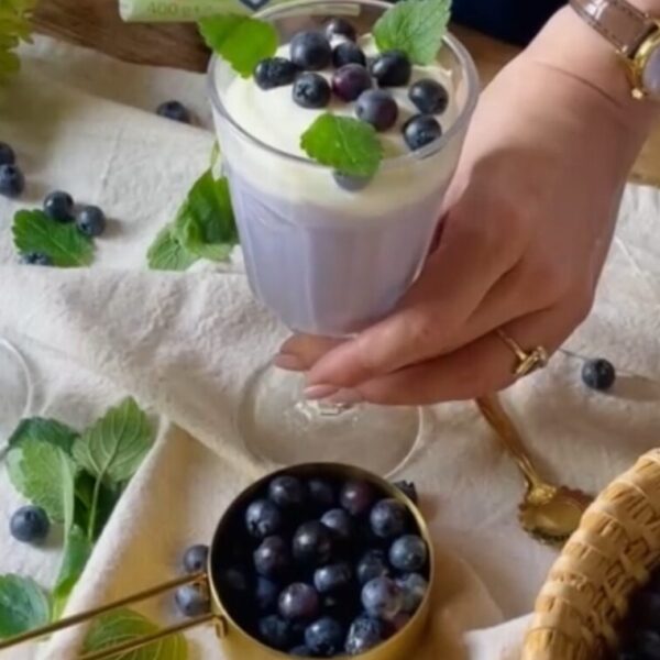 Jagodowa panna cotta