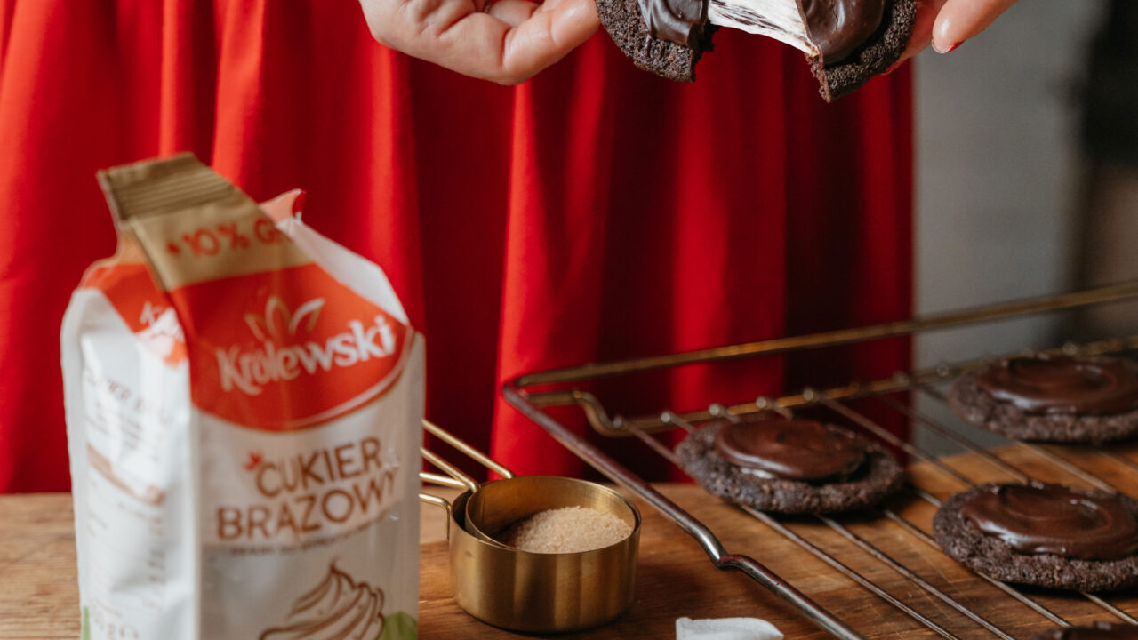 Czekoladowe ciasteczka z pianką marshmallow