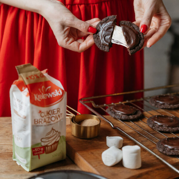 Czekoladowe ciasteczka z&nbsp;pianką marshmallow 