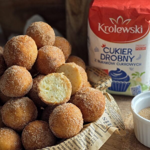 Mini pączki serowe